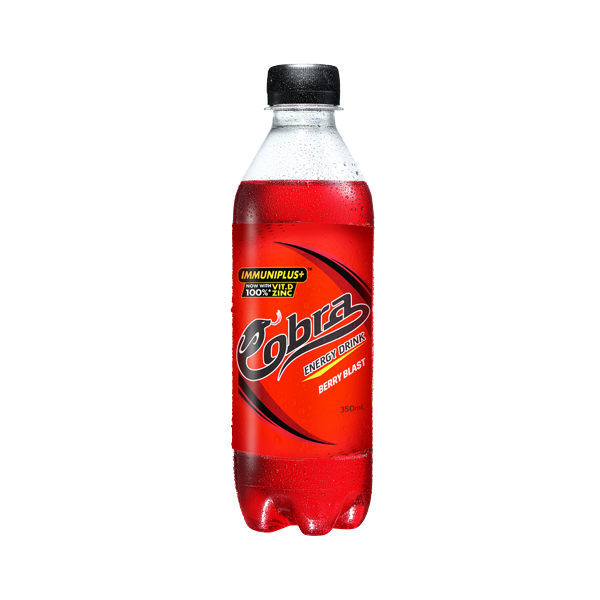 COBRA Energy Drink Berry Blast 350ml 1's price in the Philippines